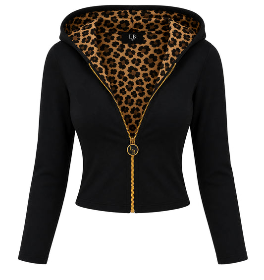 Luxe babe leopard Jacket